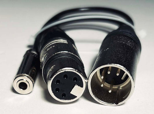 5 pin Headset Splitter Cable